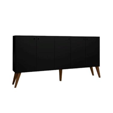 Imagem de Aparador Buffet Retro Para Sala De Estar 5 Portas San Marino