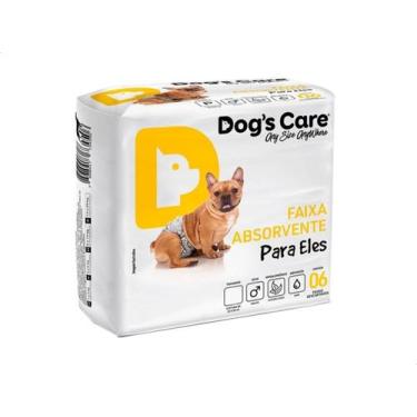 Imagem de Fralda Higiênica P/cães Macho Dog's Care 06 Unidades Tam GG - DOGS CAR