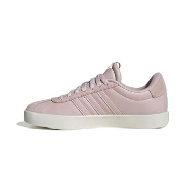 Imagem de adidas Tênis feminino VL Court 3.0, Rosa arenoso/rosa arenoso/branco, 40