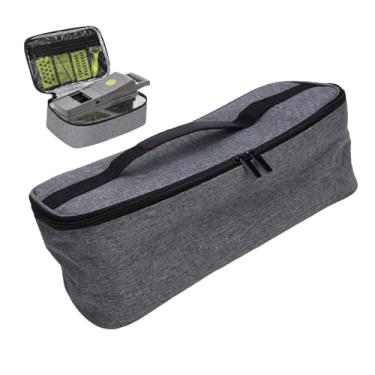 Imagem de AUNMAS Chopper Vegetal, Canvas Handle Bag Leakproof Cenoura e Alho Com Recipiente para Salada Batata Fruta Snacks Organização