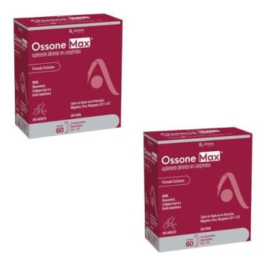 Imagem de Kit Ossone Max Arese Pharma Com 2 Caixas De 60 Comprimidos Cada