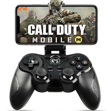 Imagem de Controle de jogos Android com função de mapeamento de teclas sem fio para jogos PUBG Mobile, Call of Duty Mobile, telefone/tablet Android, Samsung, Redmi, Motorola, One+ – Não é para iOS/PC (preto)