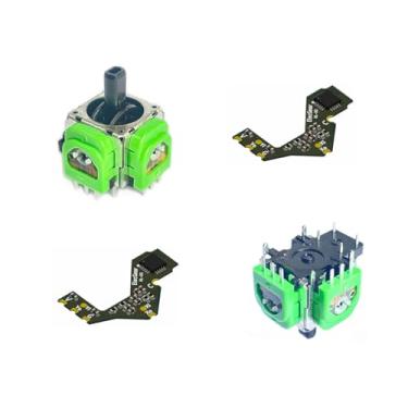 Imagem de ElecGear Kit de substituição de joystick Hall para controle DualSense PS5, 2 varas de controle de efeito Hall + 2 PCB de calibração + ferramentas de reparo de dessoldagem para polegares analógicos