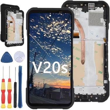 Imagem de Yuxyiony Nova tela de substituição para tela de reparo de tela LCD Doogee V20s e acessórios de ferramentas de substituição.