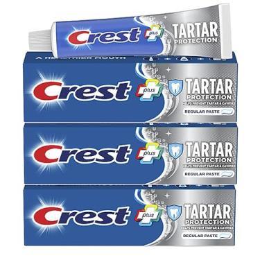 Imagem de Crest Creme Dental Antitártaro E Anticáries Com Flúor, Pasta Regular, 2,4 Oz (Pacote 3)