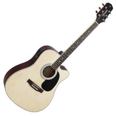 Imagem de Violão Giannini Gdc-1 Ceq Aço Folk Eletro Acústico Natural