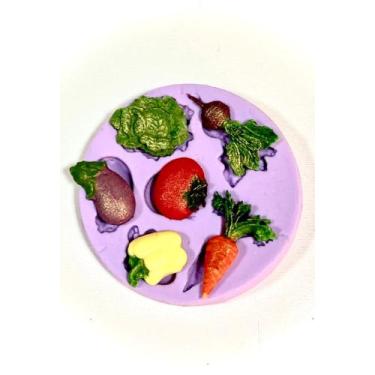 Imagem de Molde de silicone legumes para decorar f207 - CM