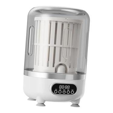 Imagem de KiBcsLic Máquina de lavar roupa íntima portátil, limpeza profunda, sem fio, pequena lavadora, copo de lavagem para residências individuais, RVs, dormitórios, Branco