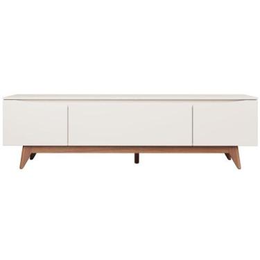 Imagem de Rack Flynt 184 cm - PROVINCIA, Natural com Off White Fosco