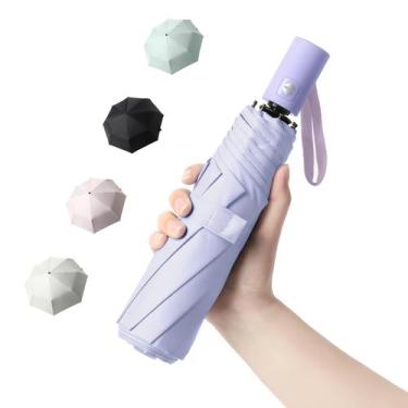 Imagem de Guarda-chuva BAODINI Travel Compact à prova de vento e chuva para 1-2