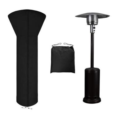 Imagem de Capa de aquecedor de pátio Easy-Going Waterproof 89x33x19cm preta