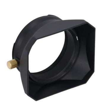 Imagem de Generic Capuz da Lente da Câmera, capô de Lente Interior Protetora Matte Reduce Ghosting Retro Square para Filtros de 49 Mm para X100 Series (Preto)