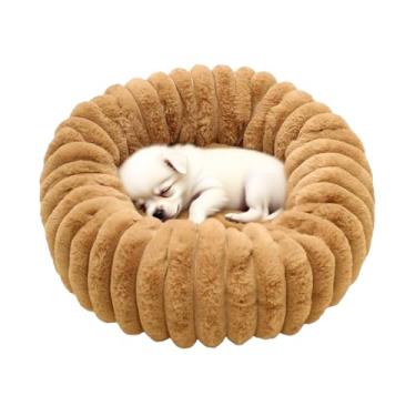 Imagem de Rrlihjgu Cama Donut Para Gato - Esteira Acolchoada Quente Para Felinos,Almofada Antiderrapante Para Animais Para Apartamento Viagem Casa Quarto Escritorio Varanda