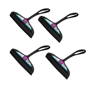 Imagem de Rodo Rodinhos Secador de pia Sanremo 14Cm com Borracha Preto, 4