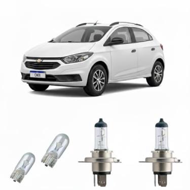 Imagem de KIT LÂMPADA FAROL BAIXO/ALTO + LANTERNA GM ONIX 2012 A 2020 - ACOMPANHA UM PAR DE LAMPADAS PINGO, ILUMINAÇÃO COMPLETA E CONFIÁVEL.”