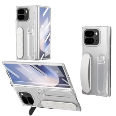 Imagem de Eilkmcre Capa dobrável para Google Pixel 10 Pro com alça de pulso, capa fina de proteção de dobradiça com protetor de tela com suporte à prova de choque com tudo incluído para Google Pixel 10 Pro Fold