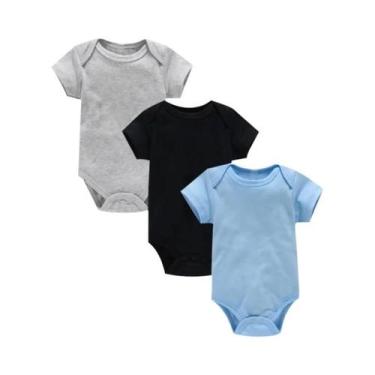 Imagem de Macacão de Algodão para Bebê - Conjunto de Body de Verão (3 Peças), 12