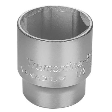 Imagem de Soquete Sextavado em Aço Cromo Vanádio 33 mm - Encaixe 1/2" - Tramonti