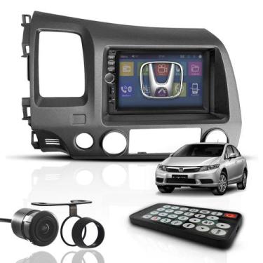 Imagem de Kit Multimídia Universal 2 Din Mp5 Espelha Honda Civic 06/11 - First O