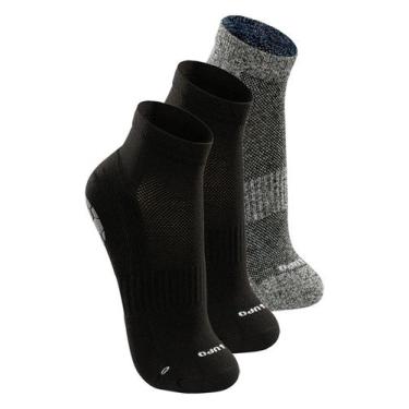 Imagem de Kit com 3 Pares de Meias Antiderrapante Pilates Lupo 3310-003 Colorido