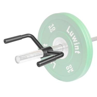 Imagem de Luwint Acessório de linha de barra com cabo de mina terrestre de aço sólido, equipamento de ginástica em casa para agachamento, barra em V, fileira de barra em T