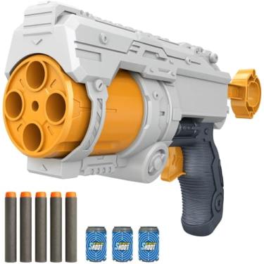 Imagem de Pistola Brinquedo Lança Dardos Espuma com Alvo – Kit Completo 12 Peças Infantil Educativo, Seguro, Divertido, Ideal para Crianças, Coordenação, Mira e Brincadeiras Interativas