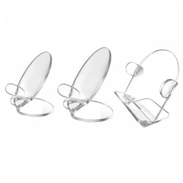 Imagem de ChuYiElegance 3x Organizador de maquiagem de acrílico com prateleira para exposição de suprimentos de beleza Organizador de paleta de maquiagem Armazenamento de