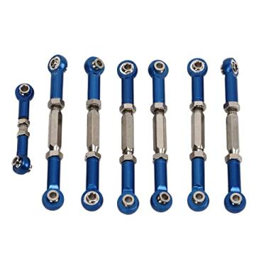 Imagem de Domary Hastes de Tirador de Carro de Aço de Alumínio RC, Hastes de Tração Com Rosca, Usinados de CNC, Slash 1/10 Peças de Atualização (escuro)