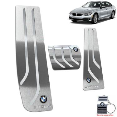 Imagem de Pedaleira Automático + Descanso Bmw 325i 2005 A 2012 Prata