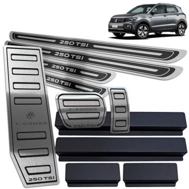 Imagem de Descanso + Pedaleira + Soleira T-Cross 250 TSI Preto AR