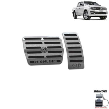 Imagem de Pedaleira Automático Amarok V6 Highline 2018 a 2020 Preto