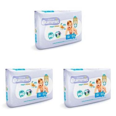 Imagem de KIT 3 FRALDA CAPRICHO BUMMIS MEGA EG/38 = 114 un