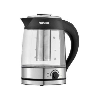 Imagem de Chaleira elétrica telefunken vidro 1,8 litros 110v tf-pe800