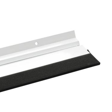 Imagem de Friso de vedação em alumínio - 080 cm - branco - kit 2 pçs