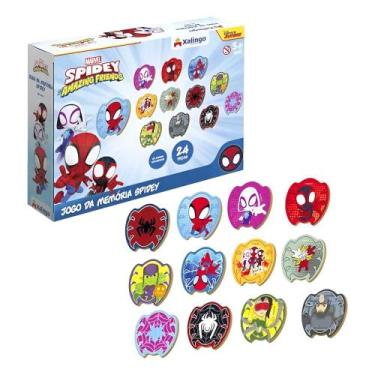 Imagem de Jogo da Memória Spidey Amazing Friends Marvel - Xalingo