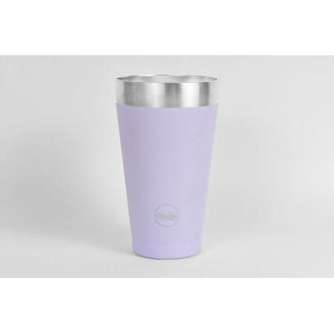Imagem de Copo Térmico Magic Beer 473ML com Pintura Powder Coating Lilás - Mokha