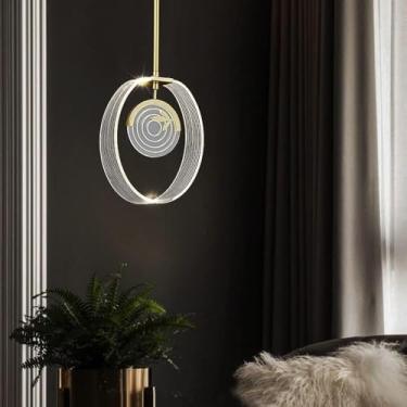 Imagem de Luminária pendente de luxo leve丨Lustre borboleta criativo丨Luminária pendente dourada丨Lâmpada pendente LED pendurada丨Luminária suspensa decorativa, decoração moderna