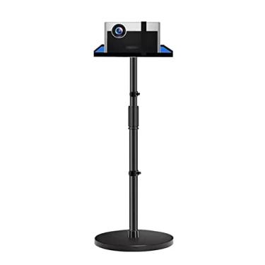 Imagem de Suporte de projetor universal para projetor de chão bandeja de cabeceira doméstica prateleira projetor sofá parede suporte de elevação prateleira com bandeja grande base suporte para projetor (cor