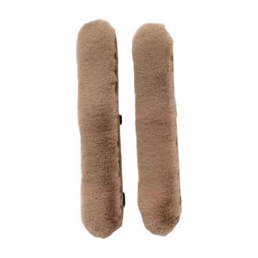 Imagem de KAIYUEMAOYI Almofada de Apoio de Braço para Cadeira de Escritório Confortável, Simples E Macia, Ideal para O Inverno, Ideal para Sala de Estudo Ou Dormitório, Marrom, Tamanho real