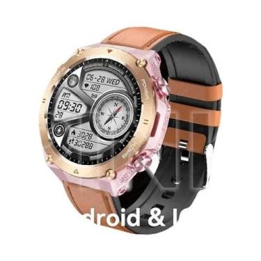 Imagem de Relógio Inteligente Militar Masculino Com GPS, Tela AMOLED HD De 1.43 