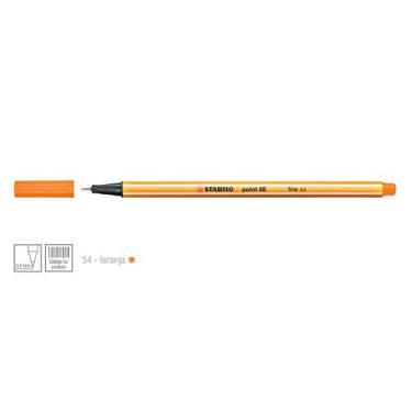 Imagem de Caneta Point 88 Cor 54 Laranja - Stabilo