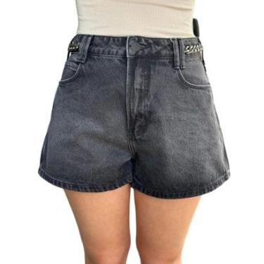 Imagem de Short Jeans Jade Com Corrente Colcci-Feminino