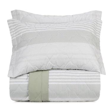 Imagem de Jogo Colcha 3pc Algodão Lux 200F Conectada - Gallant - Casal