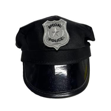 Imagem de Genérico, Chapéu Quepe Boina Policial Fantasia Festa Halloween