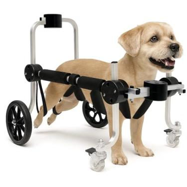 Imagem de Cadeira de 4 Rodas Para Cachorro Tam P Regulável Traseira e Dianteira Tetraplegia Reabilitação Paralisia Idoso Pet Best Soluções