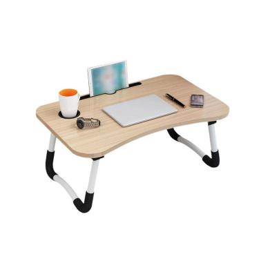 Imagem de Mesa Portátil Dobrável Para Notebook Cama Refeição - Madeira