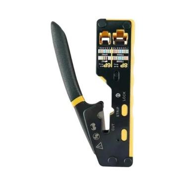 Imagem de Crimpadora de Rede Universal 3 em 1 AMPCOM EZ-TYPE - RJ45, RJ11, Cat8,