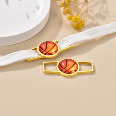 Imagem de Fivela de sapato para homens e mulheres, faça você mesmo, fivela de basquete, sapatos atléticos, acessórios de vestir, joias, presentes, One Size, Aço inoxidável