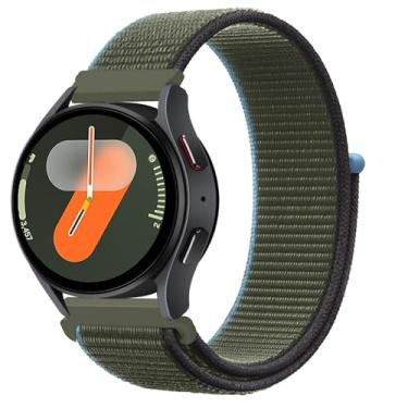 Imagem de Pulseira de nylon de 22 mm para Samsung Galaxy Watch 3 de 45 mm/Galaxy Watch de 46 mm/Gear S3 Frontier/Classic, pulseira de substituição esportiva de liberação rápida para Garmin Venu 3/Venu 2
