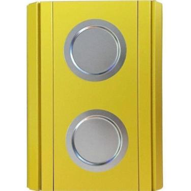 Imagem de Esteira Laqueada Apoio Sofá Copo Amarelo